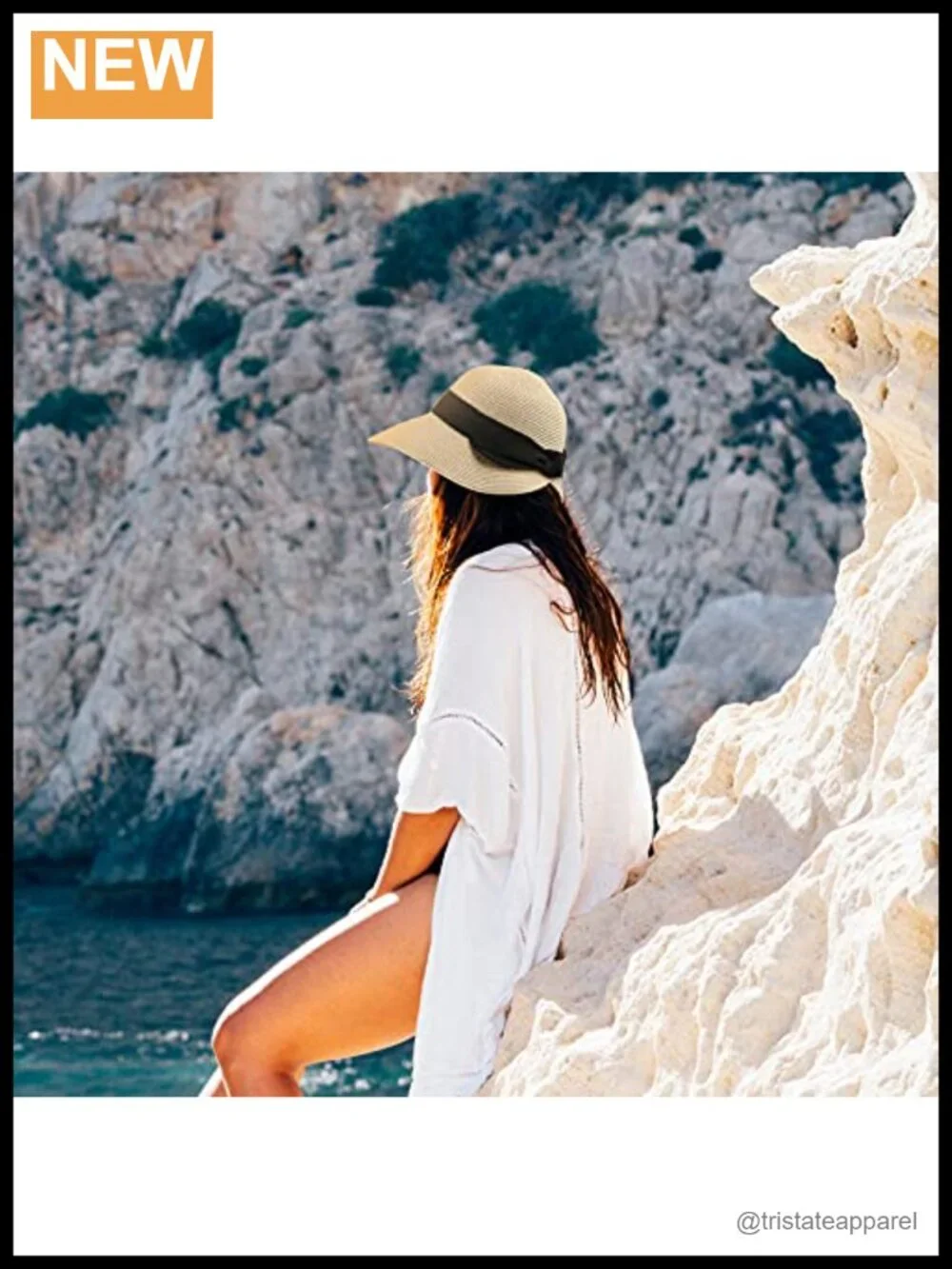 Women's Straw Sun Hat Wide Brim Foldable Panama Roll up Cap UPF50+
